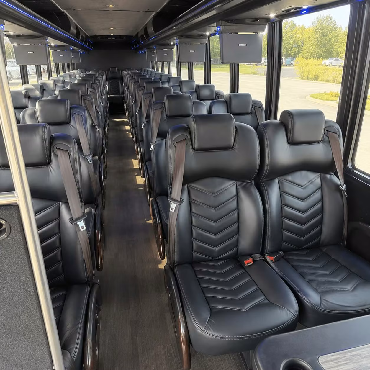 25 passenger minibus inside