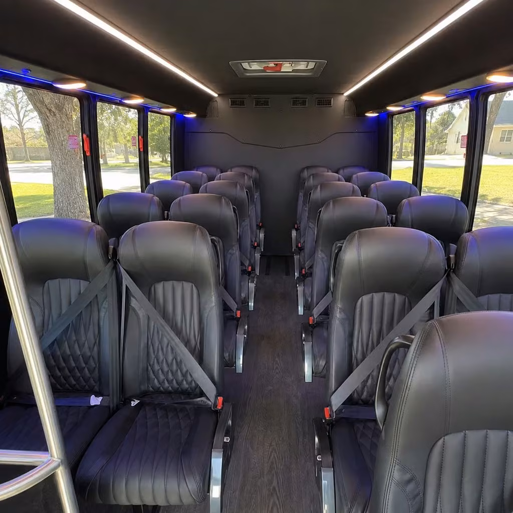 35 passenger minibus interior