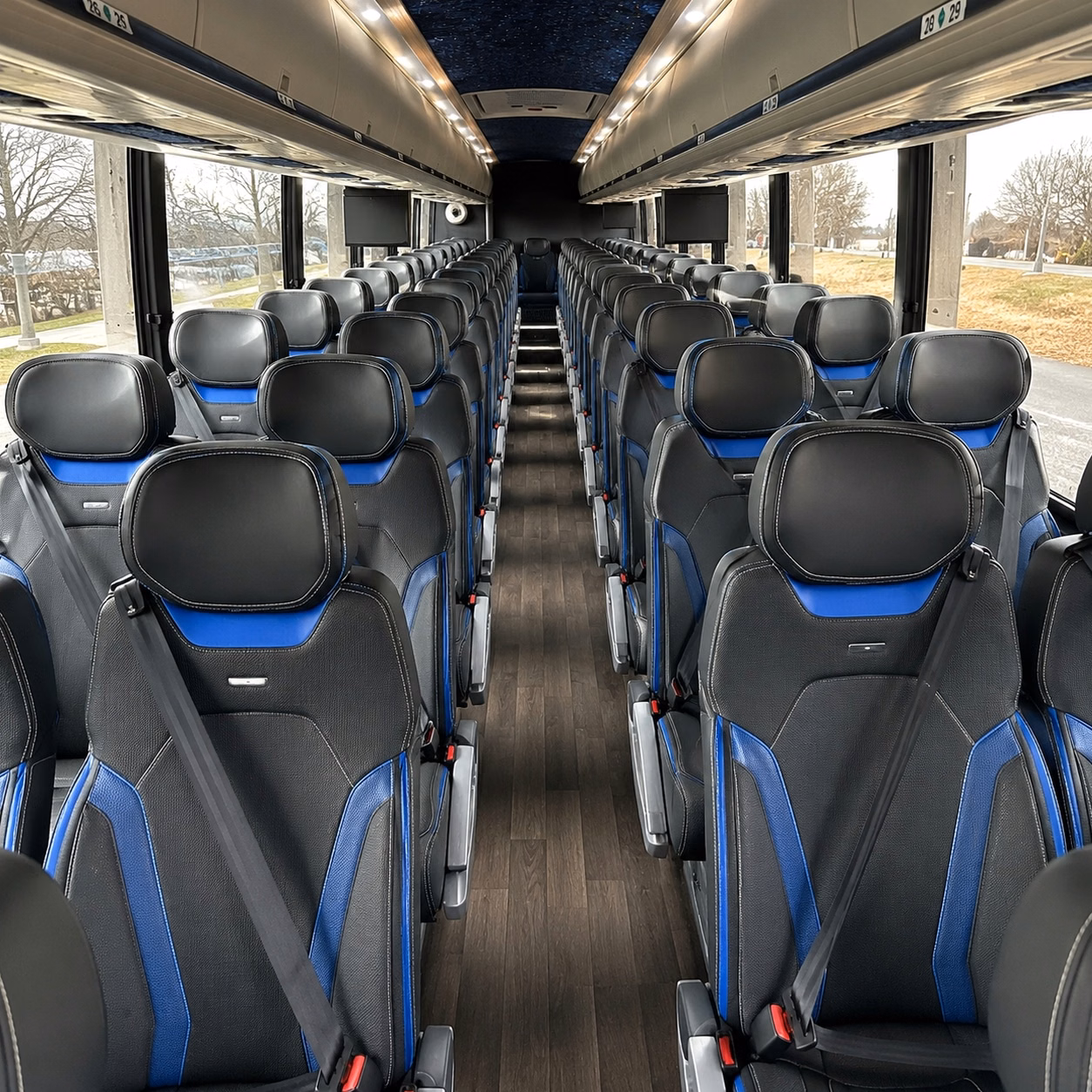 pueblo charter bus interior