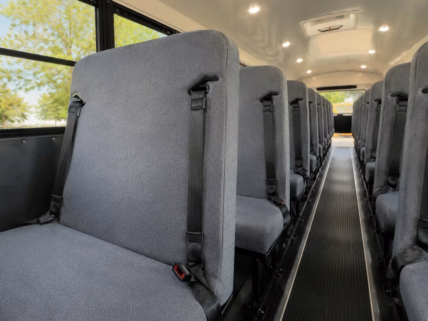 school bus interior